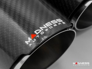 FIAT 124 Performance Exhaust by MADNESS - Monza - Dual Exit w/ Carbon Fiber Quad Tips V2 FIAT 124 Performance Exhaust by MADNESS - Monza - Dual Exit w/ Carbon Fiber Quad Tips V2